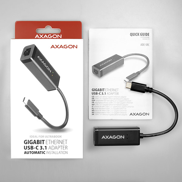 EU Product - ADE-SRC USB C to Adapter 3.1 Gen 1 - Network Card - 1,000 Mbps thumbnail