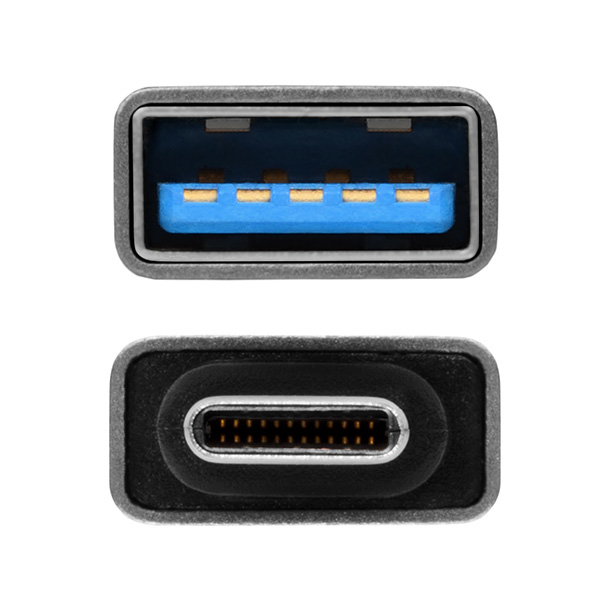 EU Product - RUCM-AFA Kabelschnittstellen-/Gender-Adapter USB type C A Metallisch - Adapter - Digital thumbnail