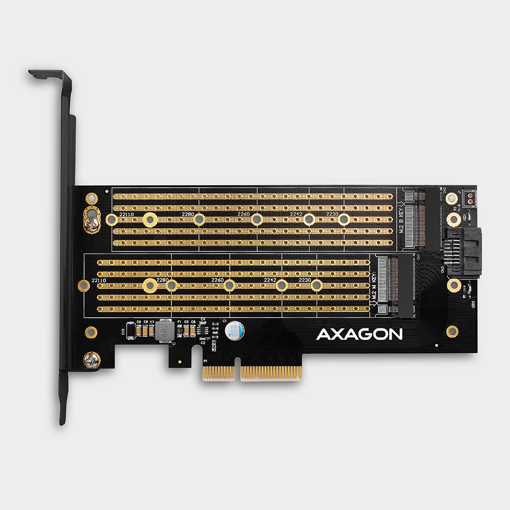EU Product - PCEM2-D - Speicher-Controller - M.2 - 2 Sender/Kanal - m.2 SATA - m.2 NVMe thumbnail