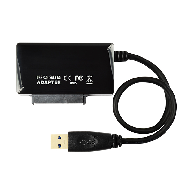 EU Product - ADSA-FP3 Kabelschnittstellen-/Gender-Adapter USB 3.0 SATA Schwarz - Adapter - Digital thumbnail