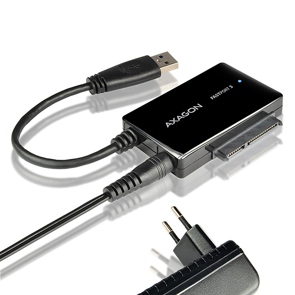 EU Product - ADSA-FP3 Kabelschnittstellen-/Gender-Adapter USB 3.0 SATA Schwarz - Adapter - Digital thumbnail