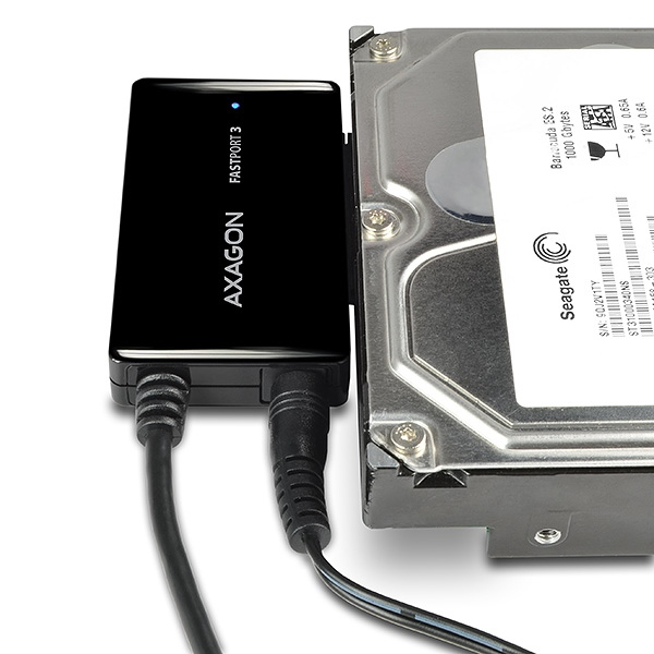 EU Product - ADSA-FP3 Kabelschnittstellen-/Gender-Adapter USB 3.0 SATA Schwarz - Adapter - Digital thumbnail