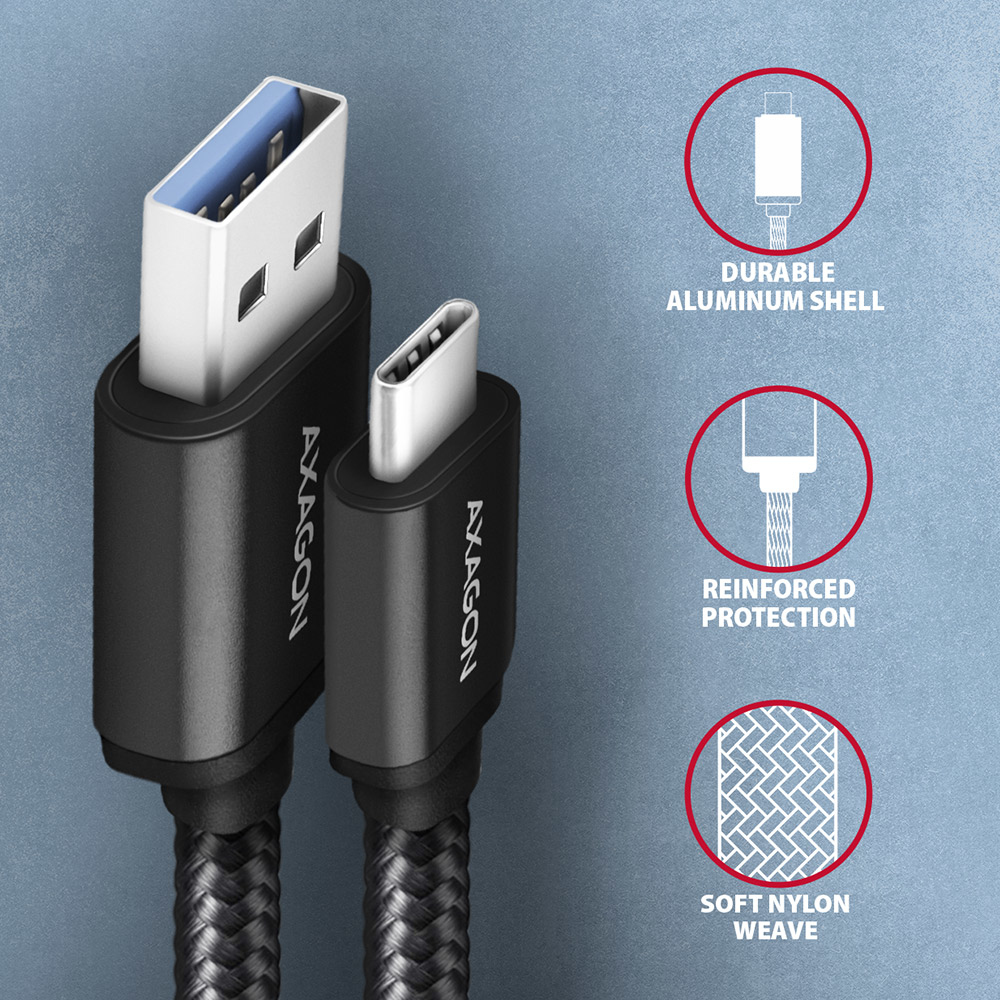 EU Product - BUCM3-AM15AB Kabel USB-C auf USB-A 3.2 Gen 1 schwarz - Cable - Digital thumbnail