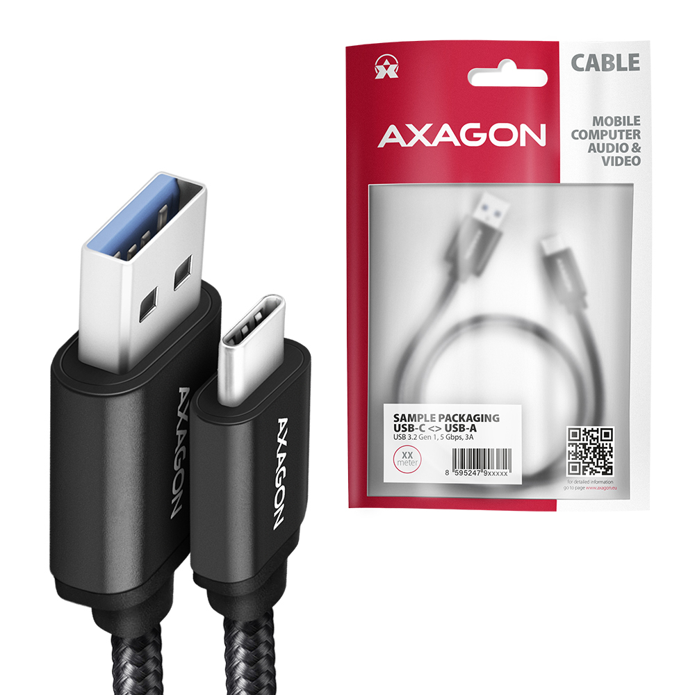 EU Product - BUCM3-AM15AB Kabel USB-C auf USB-A 3.2 Gen 1 schwarz - Cable - Digital thumbnail