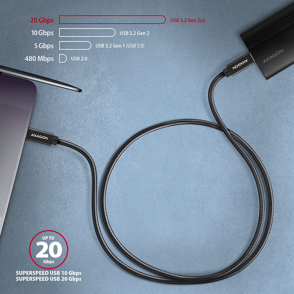 EU Product - BUCM32-CM10AB Kabel USB-C 3.2 Gen 2 auf 3.2 2 schwarz - Cable - Digital thumbnail