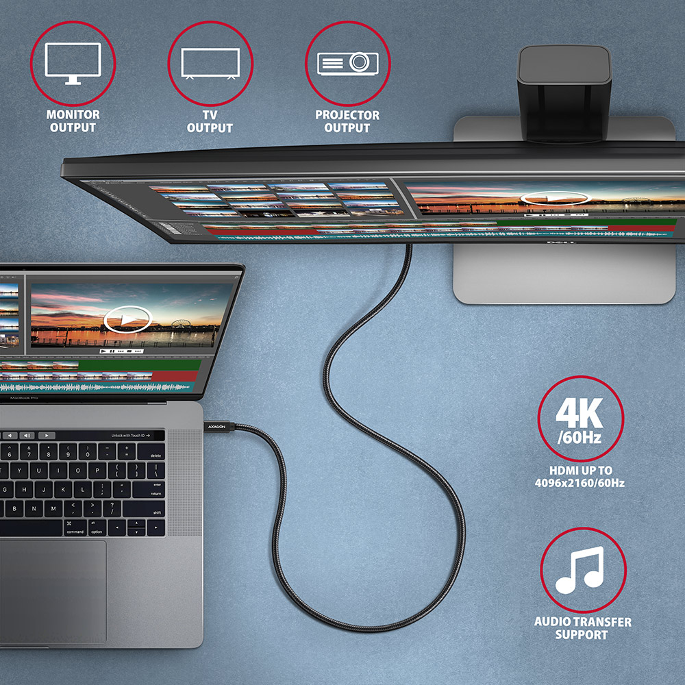EU Product - BUCM32-CM10AB Kabel USB-C 3.2 Gen 2 auf 3.2 2 schwarz - Cable - Digital thumbnail
