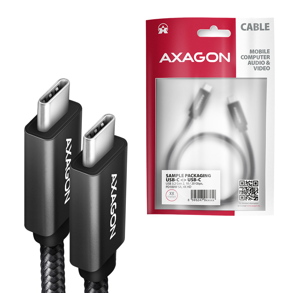 EU Product - BUCM32-CM10AB Kabel USB-C 3.2 Gen 2 auf 3.2 2 schwarz - Cable - Digital thumbnail