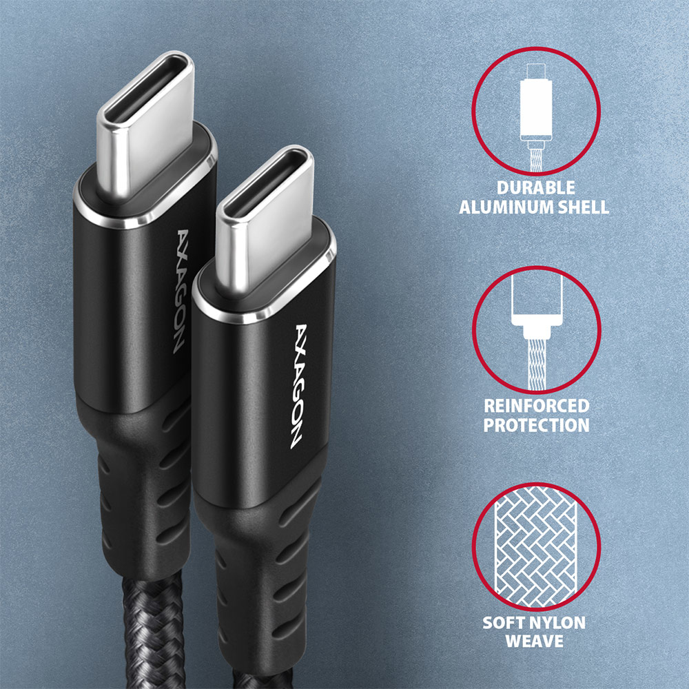 EU Product - BUCM-CM10AB USB Kabel 2.0 C Schwarz - Cable - Digital thumbnail