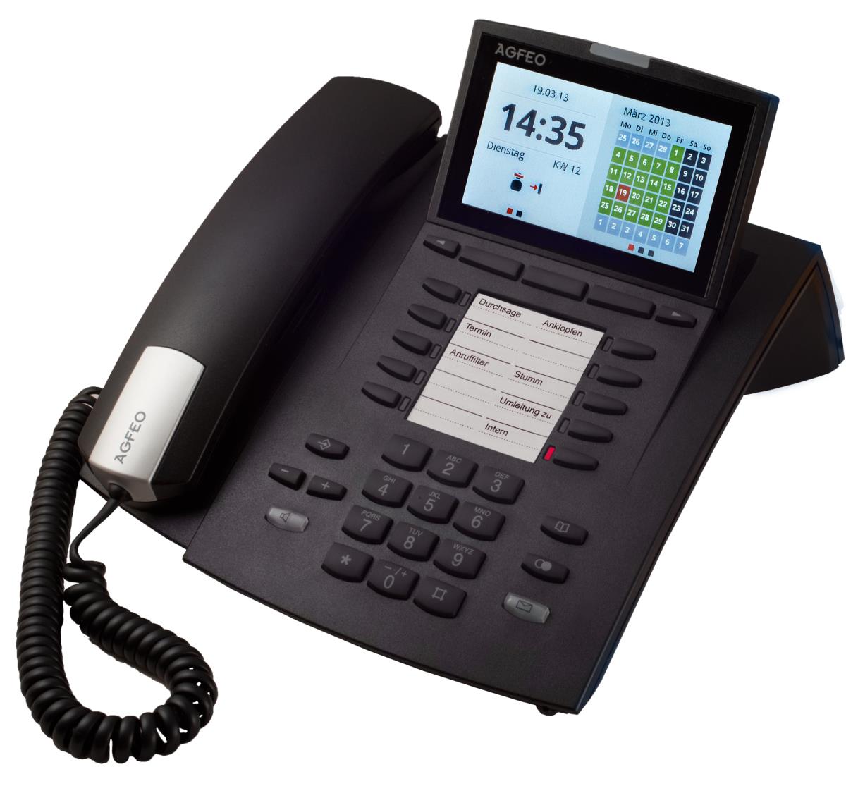EU Product - ST 45 IP schwarz Systemtelefon - Voip phone - Voice-over-IP thumbnail
