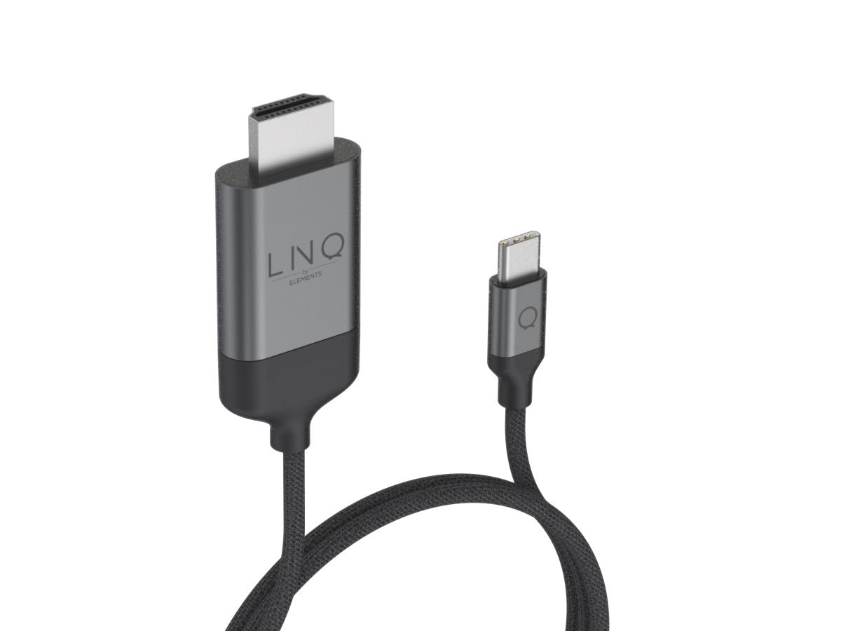 EU Product - LINQ byELEMENTS LQ48017 - 4K HDMI Adapter 2m Cable HDR thumbnail