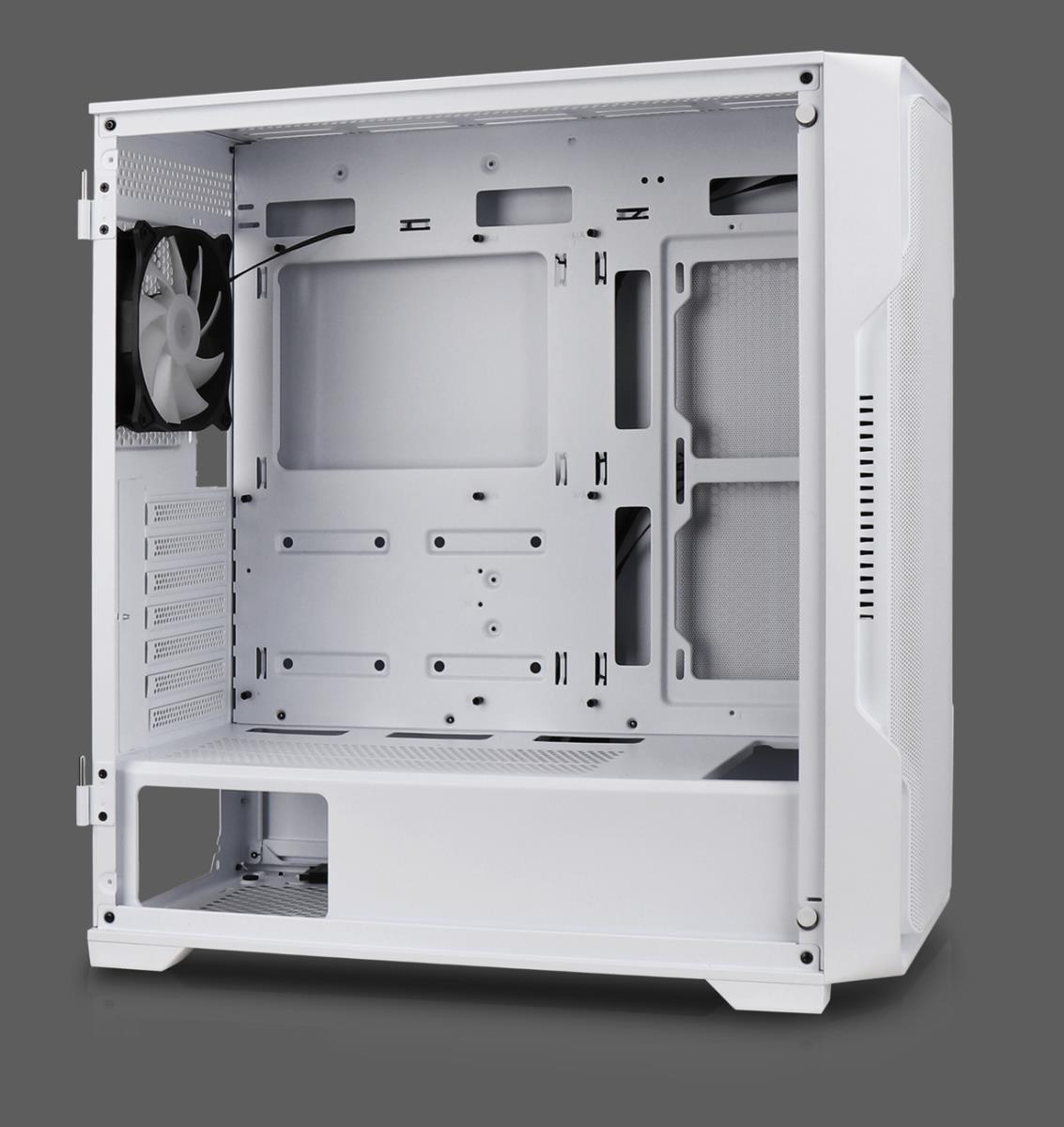 EU Product - Geh MIDI DS-9 ARGB Airflow white - USB-C - TG-Mesh thumbnail