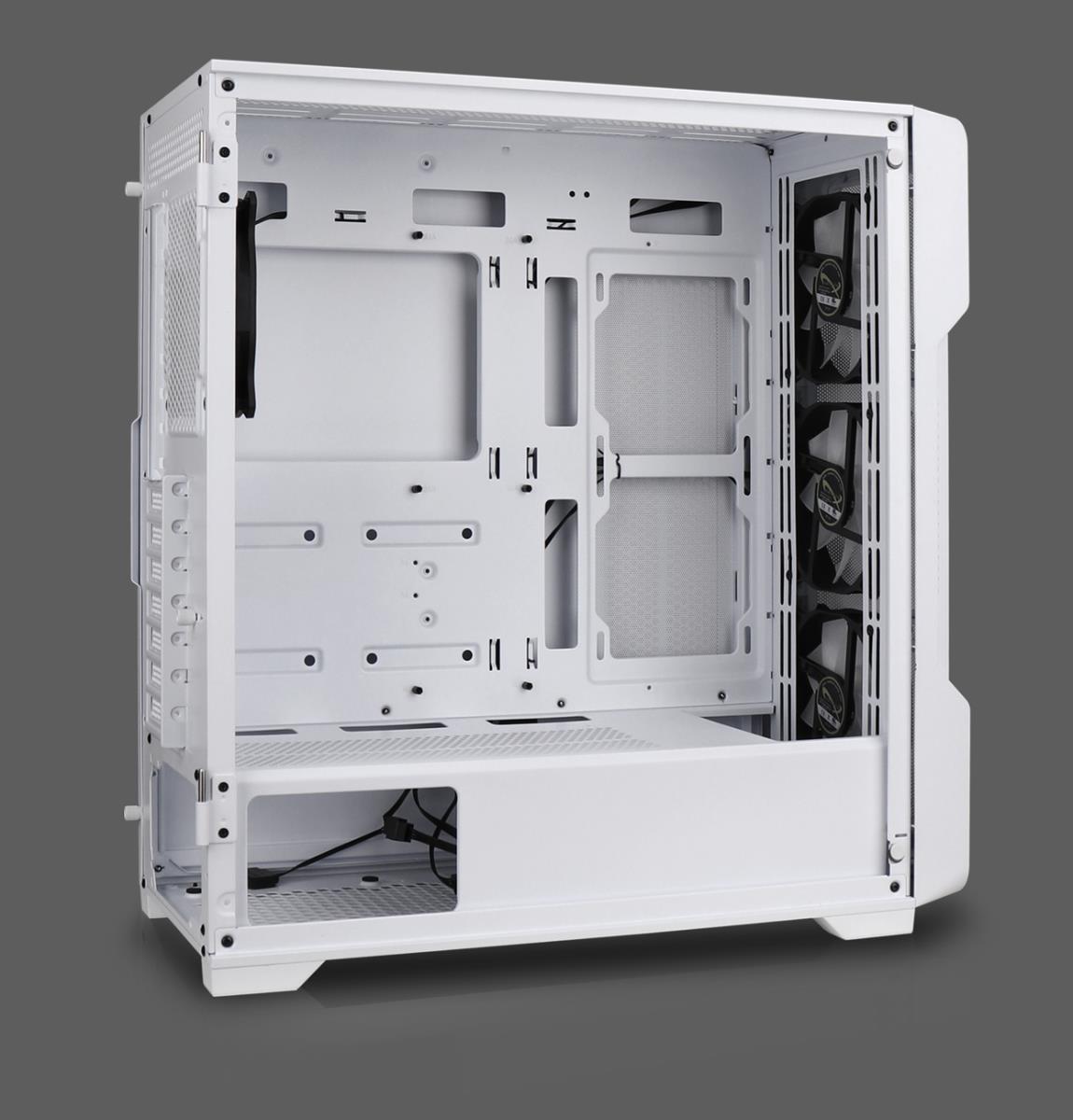 EU Product - Geh MIDI DS-9 ARGB Airflow white - USB-C - TG-Mesh thumbnail