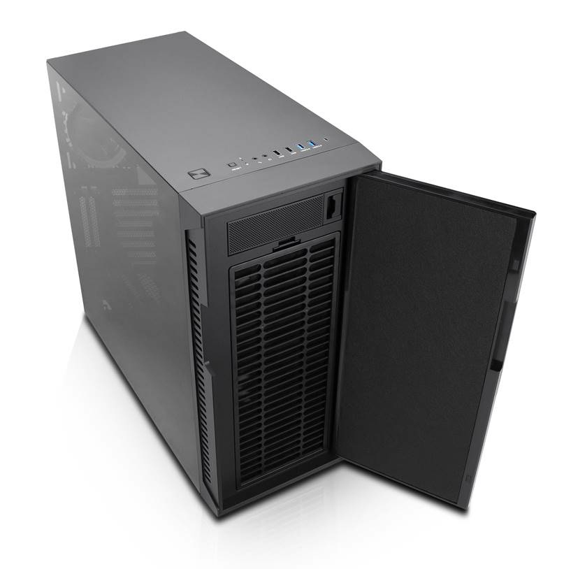 EU Product - Micro Tower Deep Silence 8 - Pro TG (USB 3.1) - Black mATX/ATX thumbnail