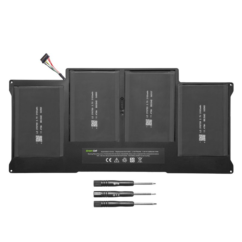 EU Product - Battery A1377 A1405 A1496 for MacBook Air 13 thumbnail
