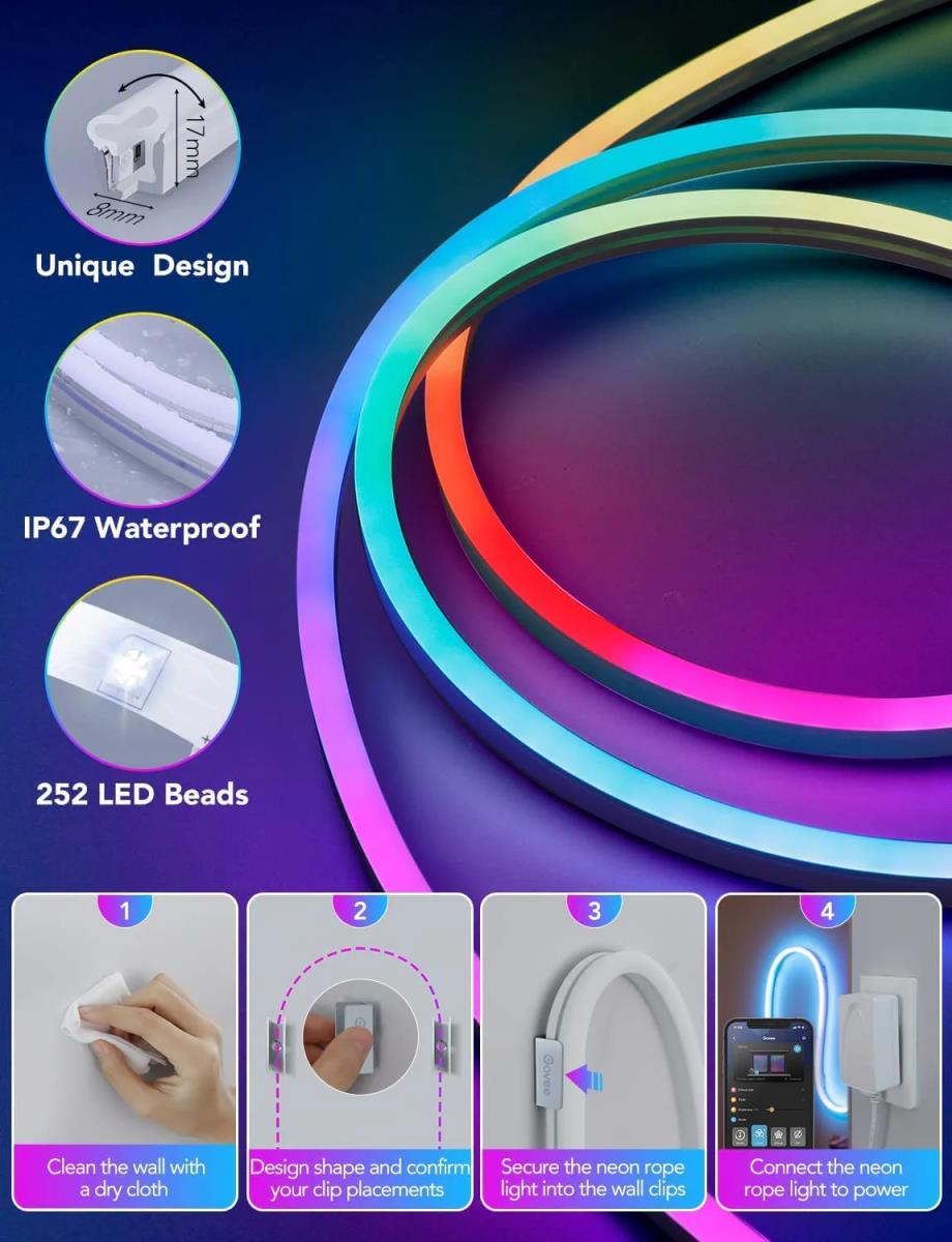EU Product - Govee H61A1 strip light Universal strip light LED 2000 mm thumbnail