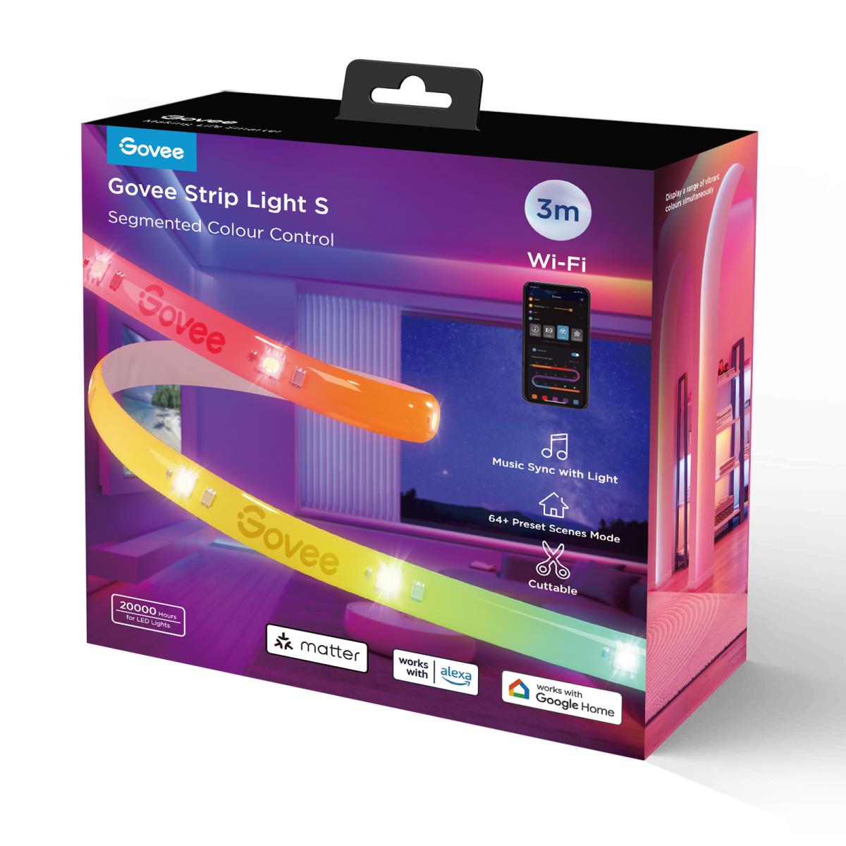 EU Product - Govee LED Strip Lights Matter ready 3 Meter thumbnail
