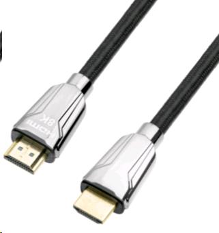 EU Product - HDMI 2.1 8K BRAIDED Cable 1m thumbnail