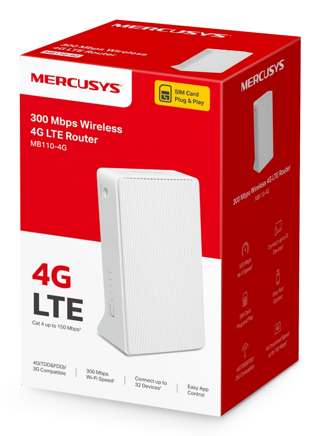 MB110-4G 300Mbps Wireless N 4G LTE Router thumbnail