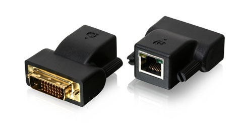 iogear DVI-D CAT5e/6 MiniExtender CAT5e/6 Black thumbnail