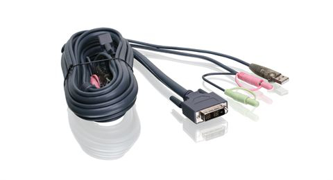 iogear G2L7D02U KVM cable 1.8 m Black thumbnail
