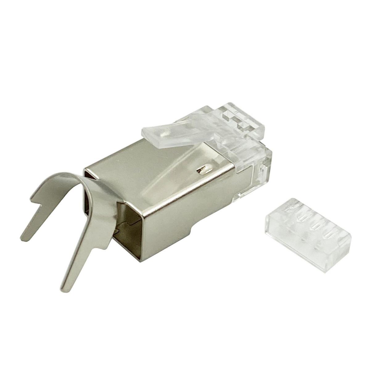 RJ45 STP plug Cat6a for  AWG22-23 solid/stranded  10pcs. thumbnail