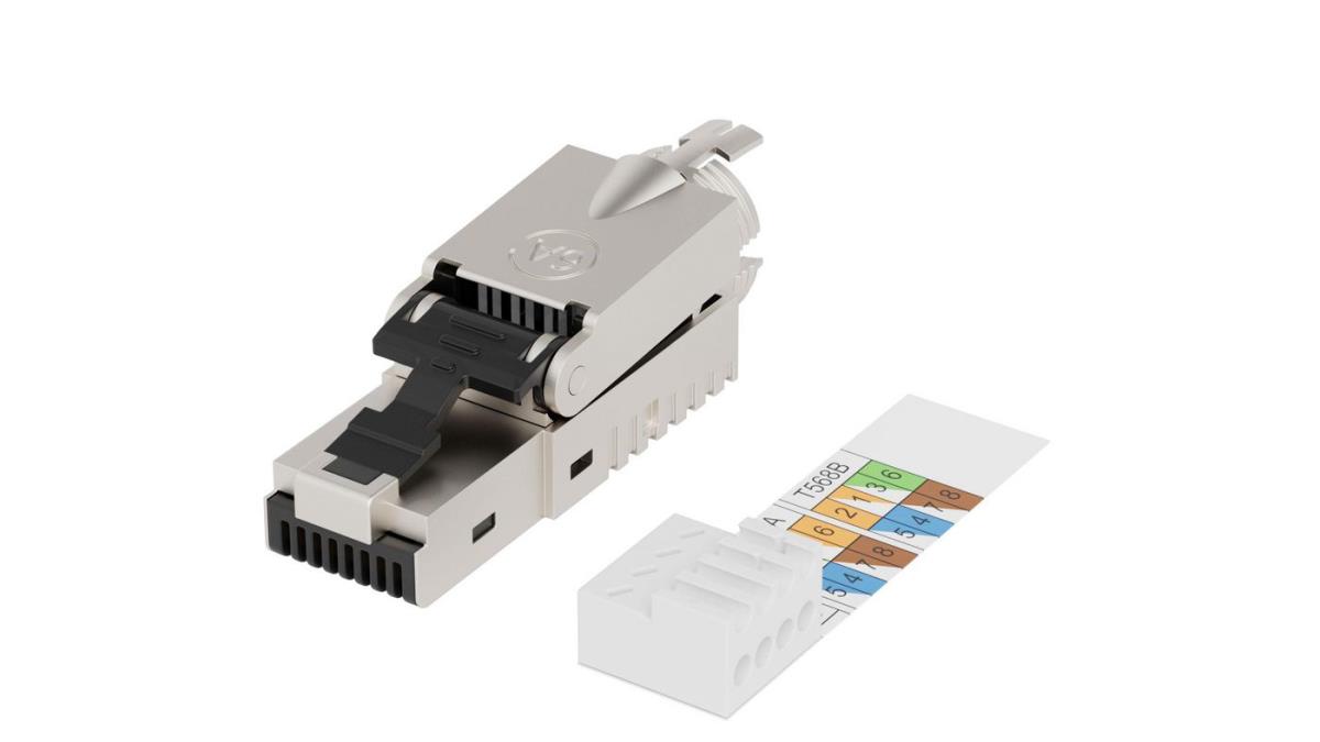 RJ45 FTP plug Cat6a for  AWG22-23 solid/stranded  conductor thumbnail