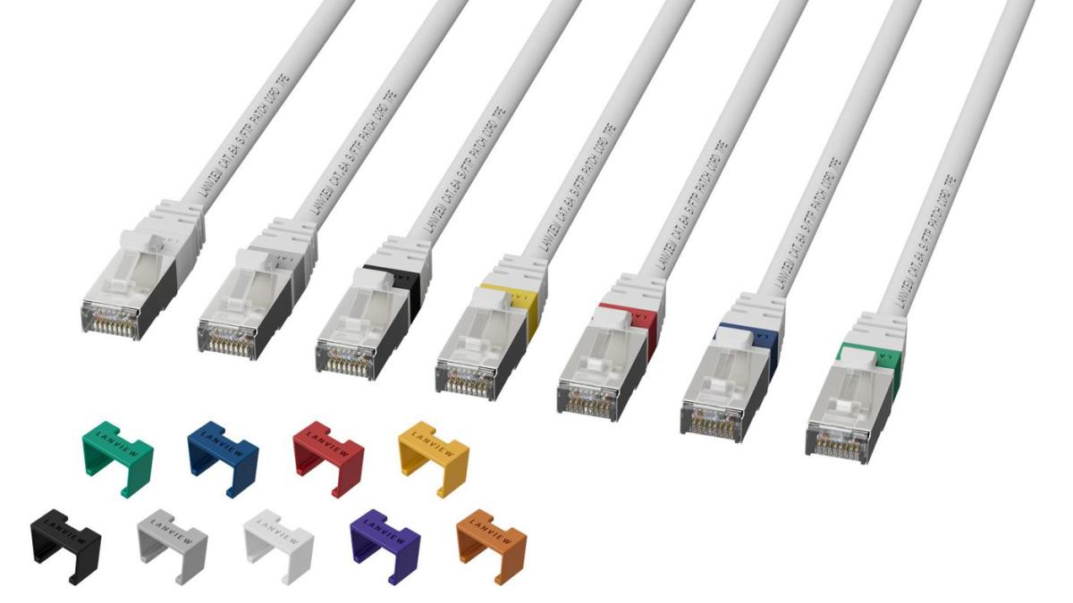 CAT6A S/FTP 0,25m White LSZH,  HIGH-FLEX thumbnail