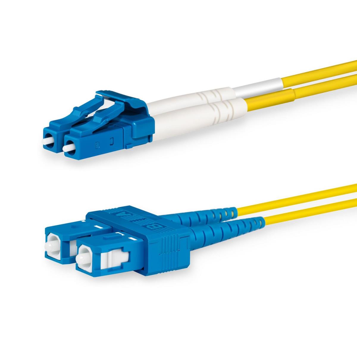 LC-SC single mode Duplex OS2  9/125 LSZH 5m Fibre Patch  Cable thumbnail