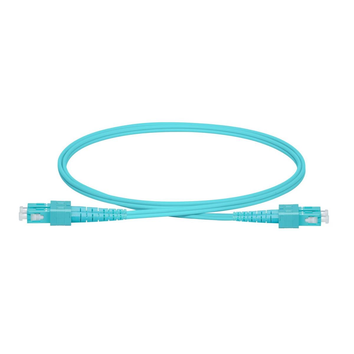 Fiber Patch Cable - SC-SC  multi mode Duplex OM3 50/125  LSZH 5m thumbnail