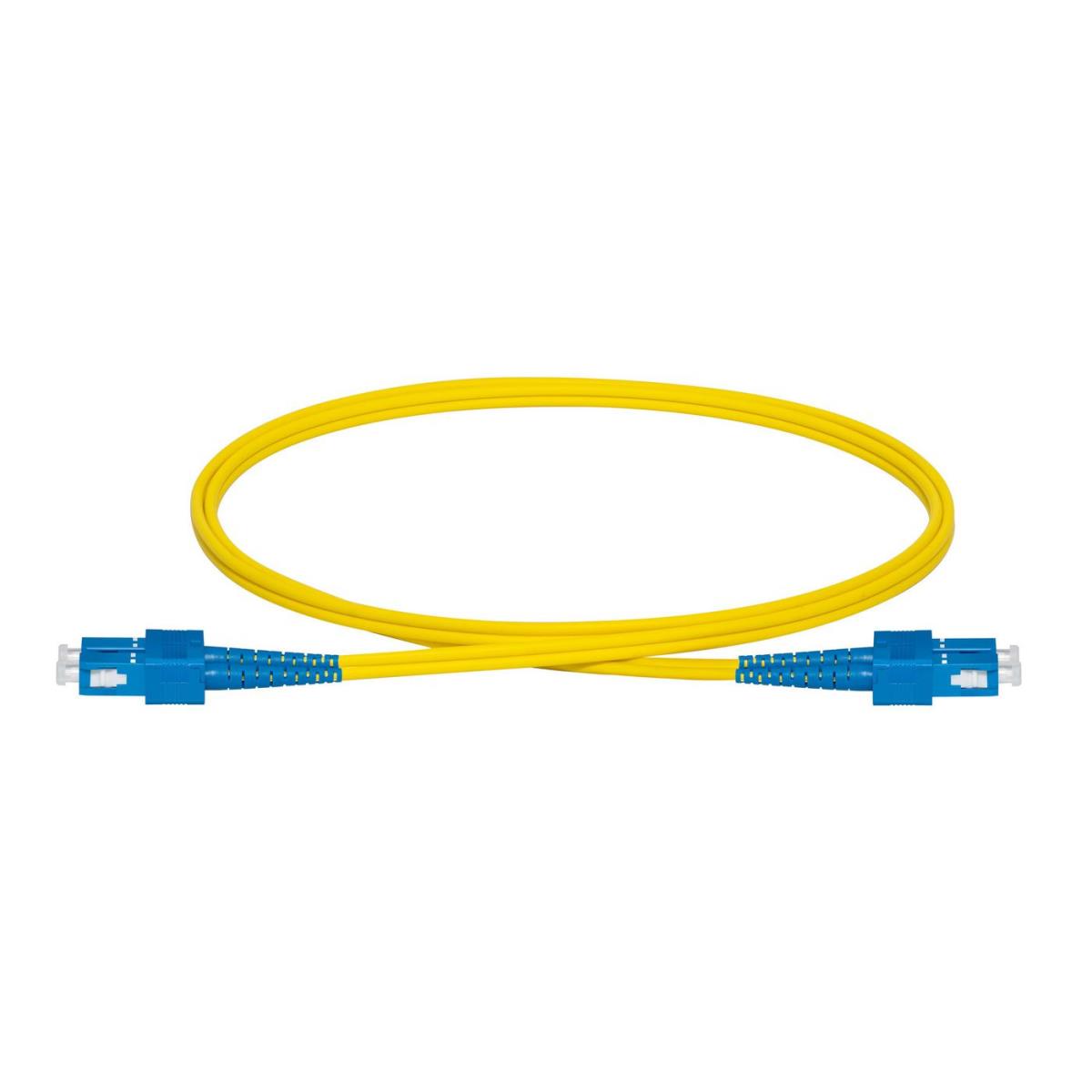 Fiber Patch Cable - SC-SC  single mode Duplex OS2 9/125  LSZH 10m thumbnail