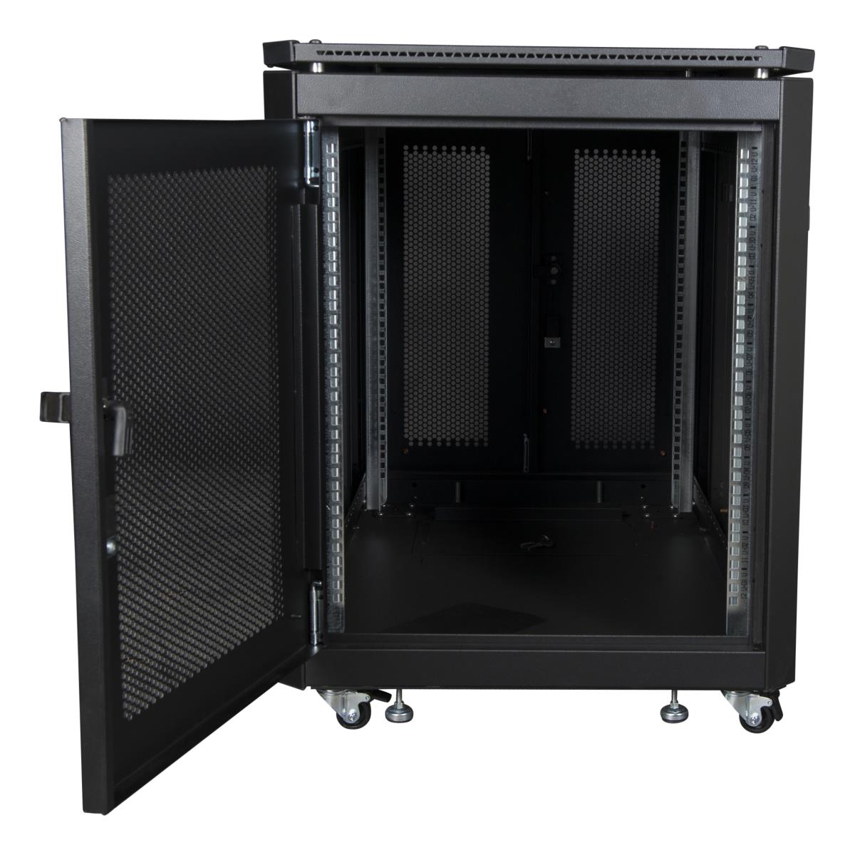 19'' 12U Rack Cabinet 600 x  1000 x 719mm Server Line -  Black thumbnail