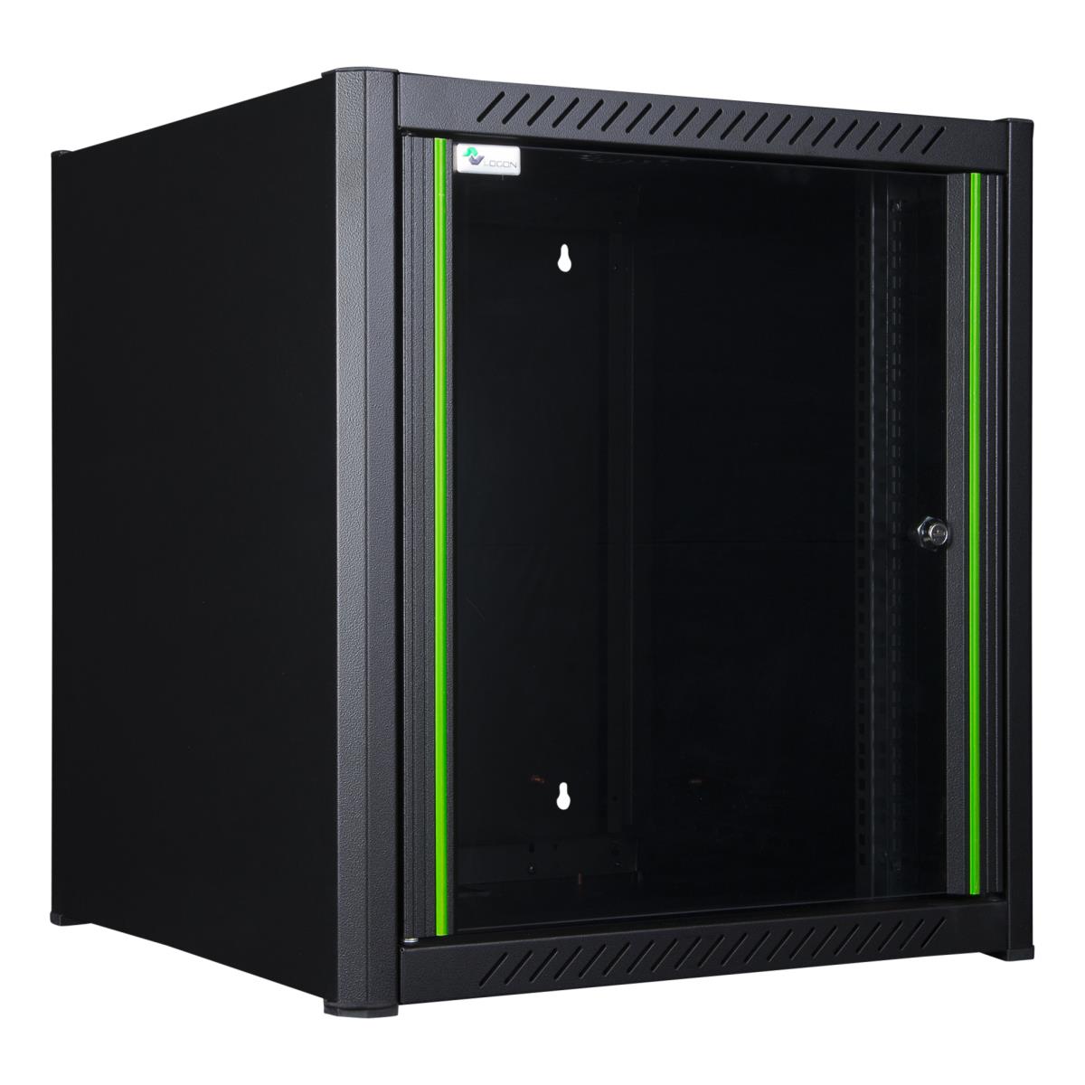 19'' 12U Rack Wall Mount 600  x 450 x 645mm - Black thumbnail