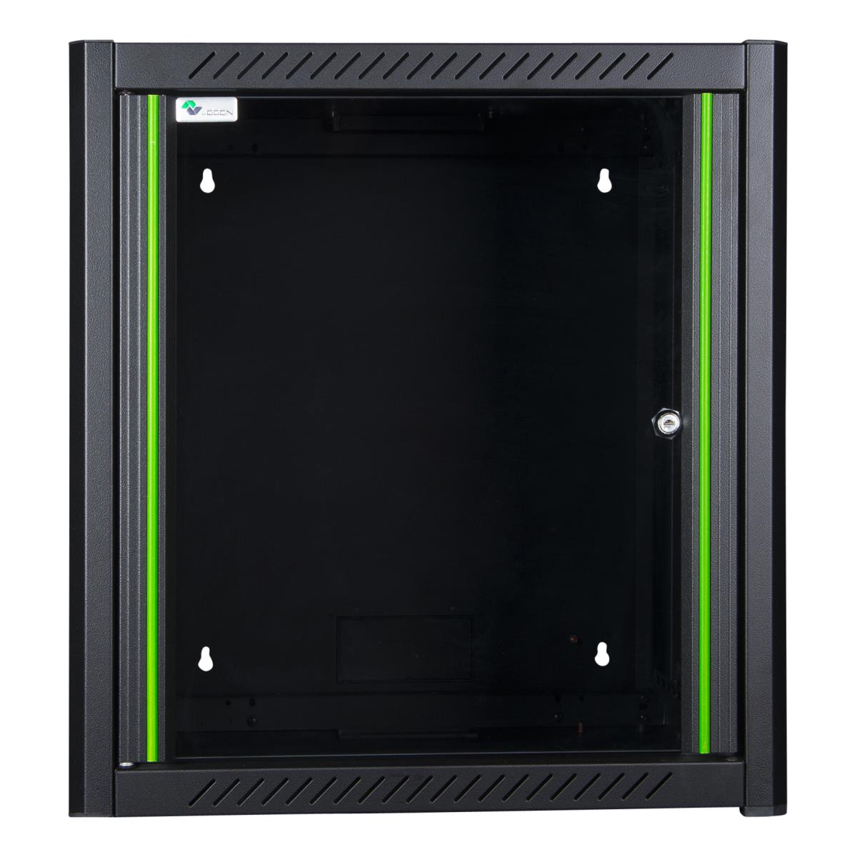 19'' 12U Rack Wall Mount 600  x 450 x 645mm - Black thumbnail
