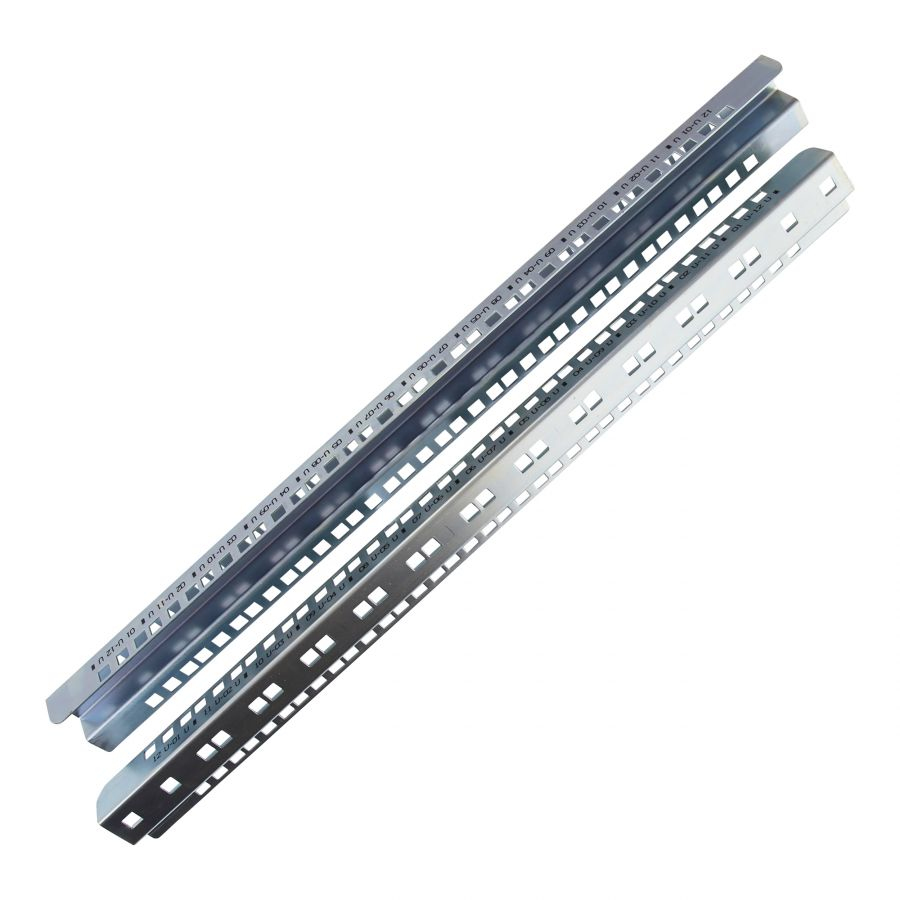12U INSTALLATION RAIL,  GALVANIZED, 1SET=2PCS. thumbnail