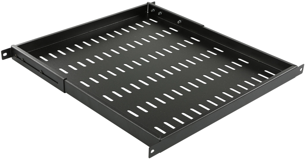 D=470mm FIXED SHELF  ADJUSTABLE SIDE ARM BLACK thumbnail