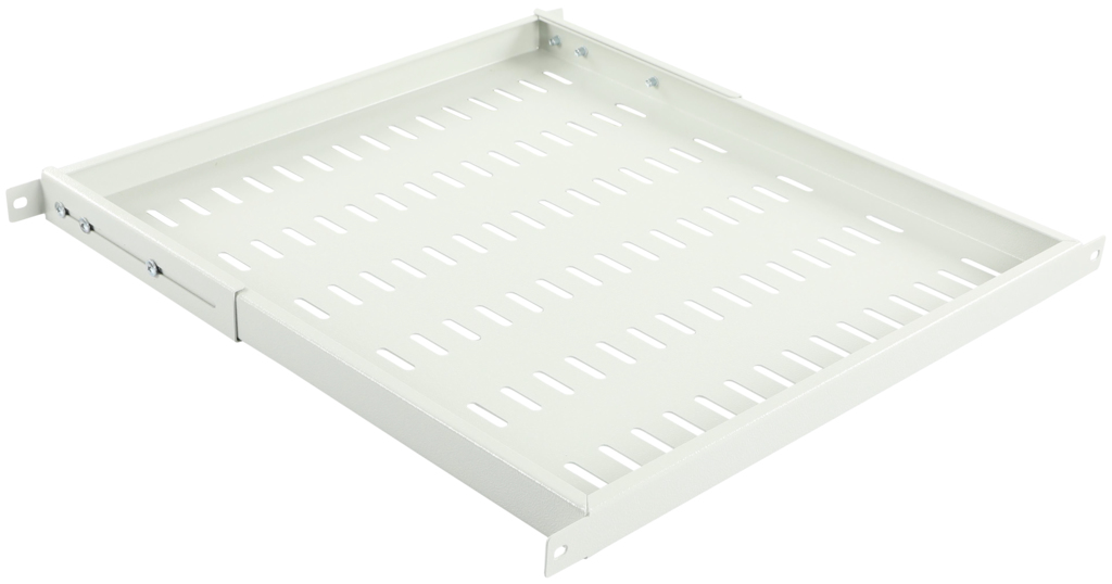 D=470mm FIXED SHELF  ADJUSTABLE SIDE ARM WHITE thumbnail