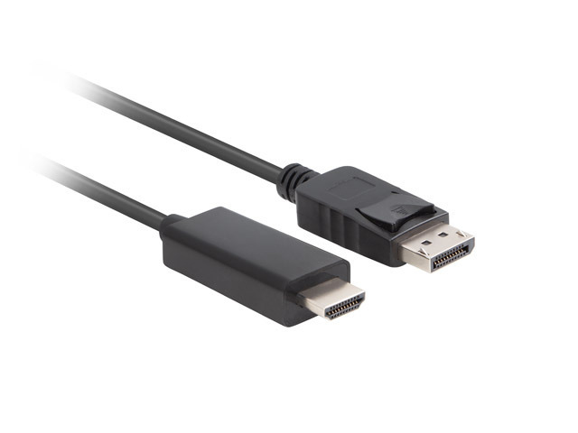 EU Product - Displayport (M)V1.1->HDMI(M) Kabel 5,0m schwarz thumbnail
