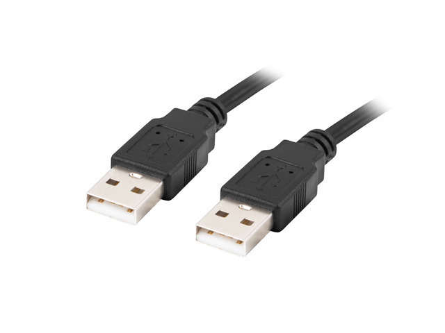 EU Product - USB-A M/M 2.0 KABEL 1,8m schwarz thumbnail