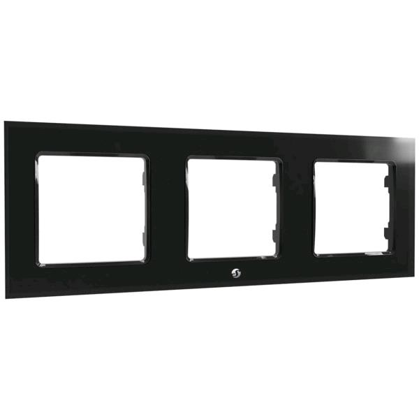EU Product - Wall Frame 3 Wandtaster Rahmen 3-fach Schwarz thumbnail