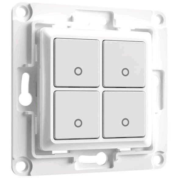 EU Product - Wall Switch 4 Wandtaster 4-fach wei thumbnail