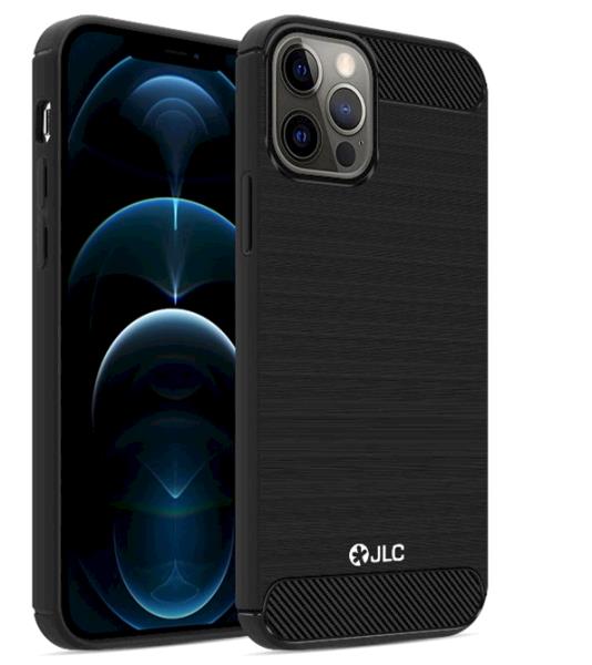 Apple iPhone 12/12 Pro Brushed Silicone case - Black thumbnail