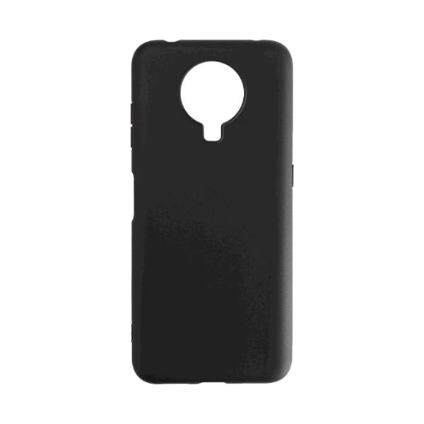Nokia G10 Matte Silicone Case - Black thumbnail