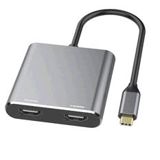 N4 Type C 4 Port Adapter Grey thumbnail