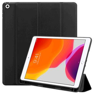 Apple iPad 10.2 (9th 8th and 7th Gen) Smart Stand Cover with Pencil Holder - Black thumbnail