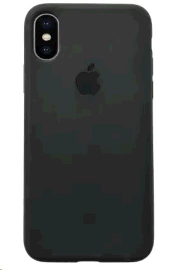 Apple iPhone X/XS Matte Silicone Case- Black thumbnail