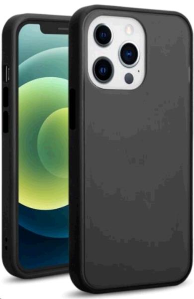 Apple iPhone 13 Mini Matte Clear Case- Black thumbnail
