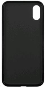 Apple iPhone XR Black Silicone Gloss Edge Case - Black thumbnail