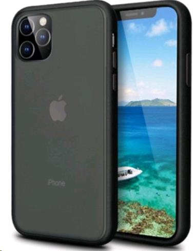 Apple iPhone 11 Pro Matte Clear Case - Black thumbnail