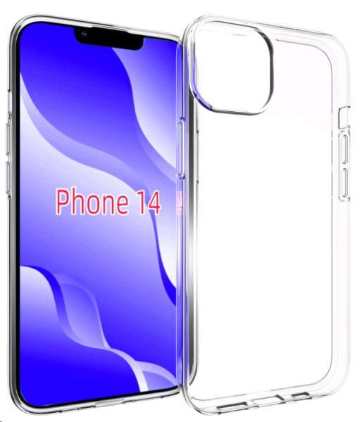 Apple iPhone 14/13 Clear Gel case thumbnail