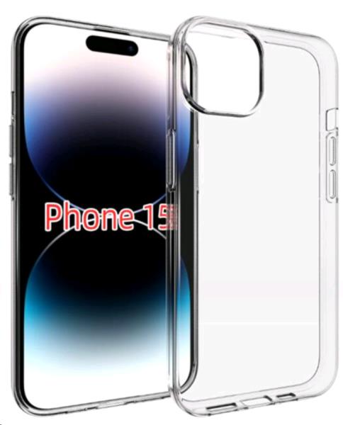 Apple iPhone 15 Pro Clear Gel Case thumbnail